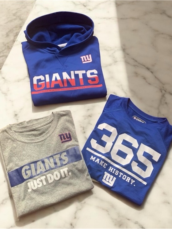 Nike Other - Nike Under Armour NY Giants Kids Bundle Hoodie Tees | Youth S | Size 7/8